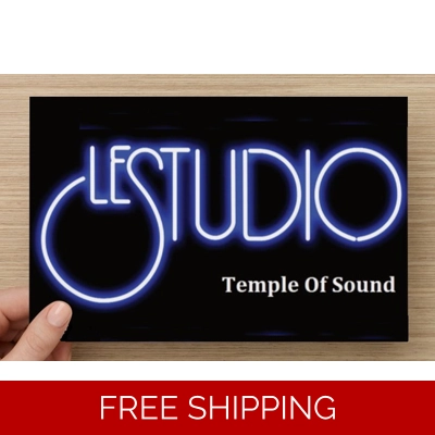 Le Studio Post Card Logo Temple of Sound